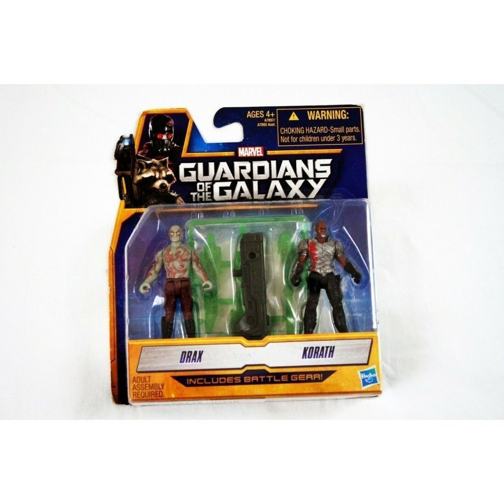 Marvel Guardians of the Galaxy 2.5" Action Figures 2 pack Drax and Korath New